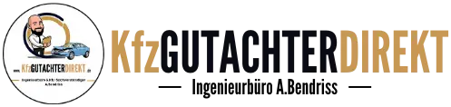 Logo KfzGutachterDirekt im Schriftzug